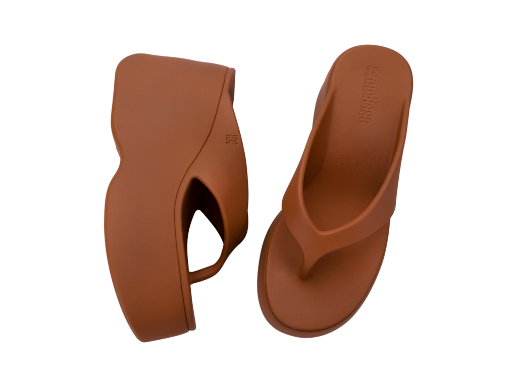 MELISSA FREE THONG WEDGE AD