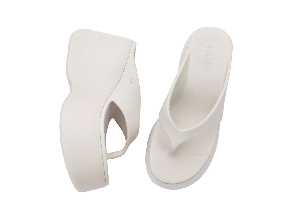MELISSA FREE THONG WEDGE AD
