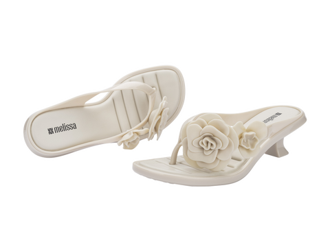 MELISSA THONG KITTEN HEEL PETALS AD