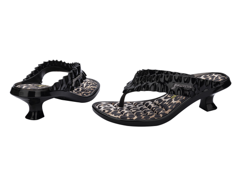 MELISSA THONG KITTEN HEEL + GANNI AD