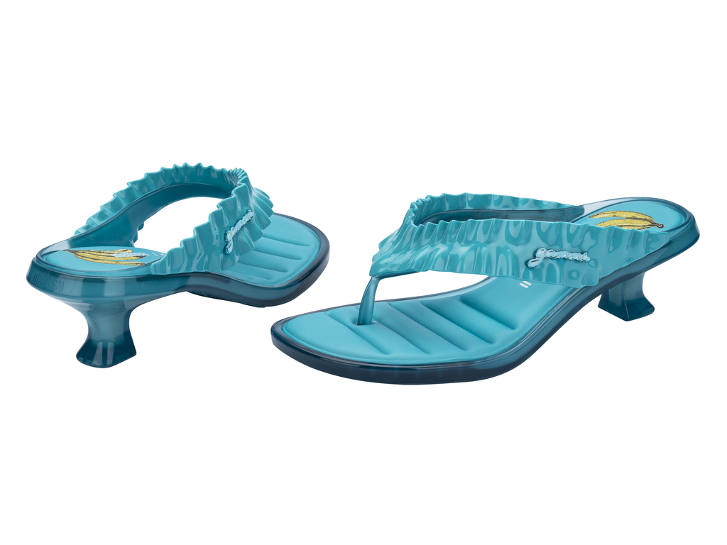 MELISSA THONG KITTEN HEEL + GANNI AD – 