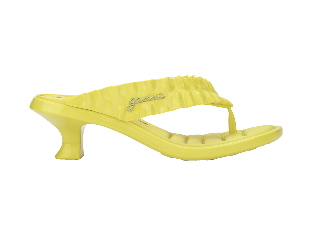 MELISSA THONG KITTEN HEEL + GANNI AD – 