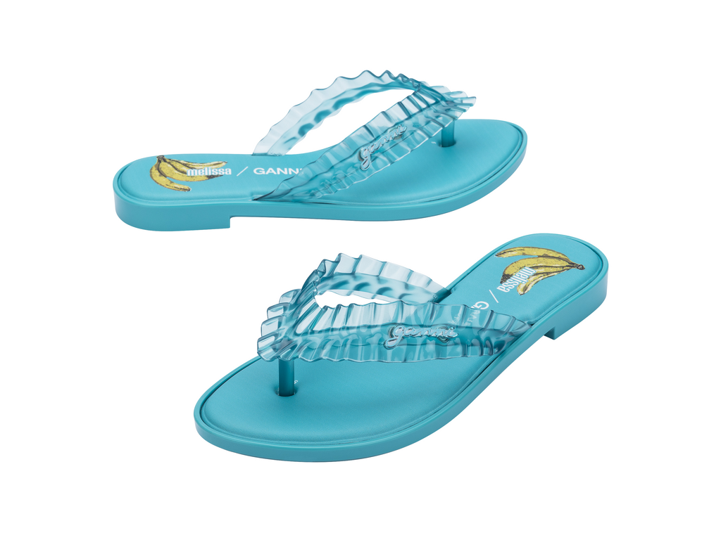 MELISSA FLIP FLOP SLIM + GANNI AD – 