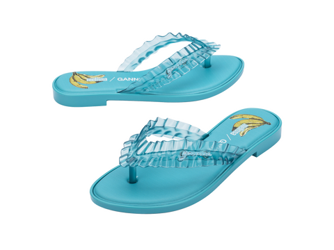 MELISSA FLIP FLOP SLIM + GANNI AD