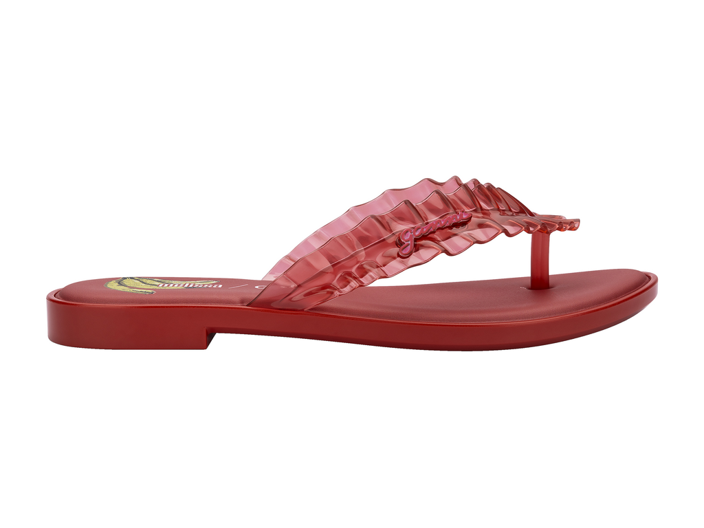 MELISSA FLIP FLOP SLIM + GANNI AD