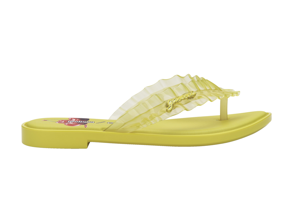 MELISSA FLIP FLOP SLIM + GANNI AD