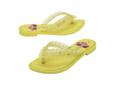 MELISSA FLIP FLOP SLIM + GANNI AD
