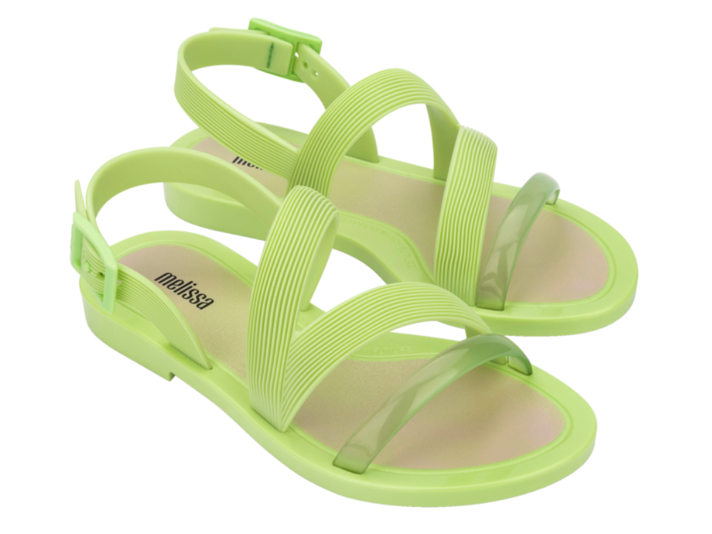 MELISSA WARM SANDAL AD – VERDE/BEGE METALIZADO