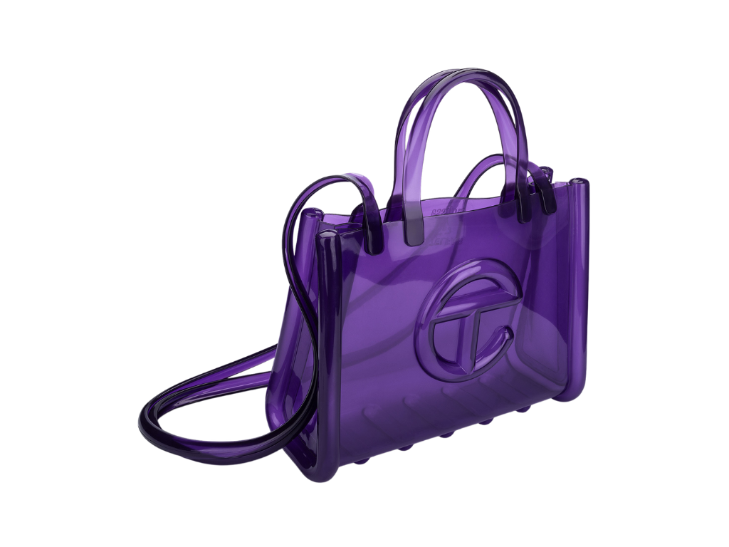 MELISSA X TELFAR MEDIUM JELLY SHOPPER II – PURPLE