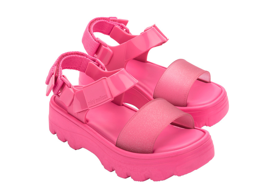 Mini melissa 2025 pink sandals