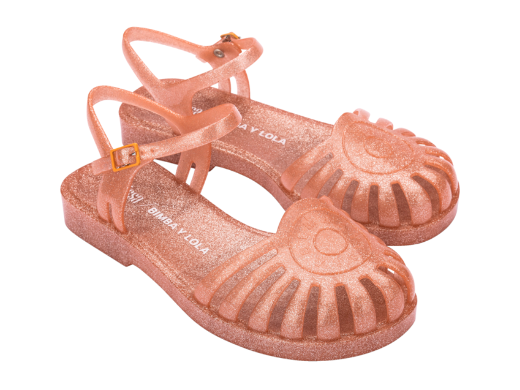 MELISSA SANDAL + BIMBA Y LOLA AD – GLITTER ORANGE