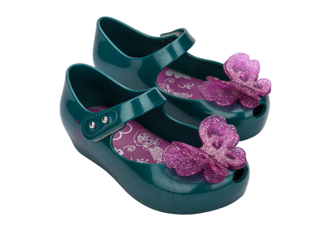 MINI MELISSA ULTRAGIRL + DISNEY 100 BB – GREEN/PINK