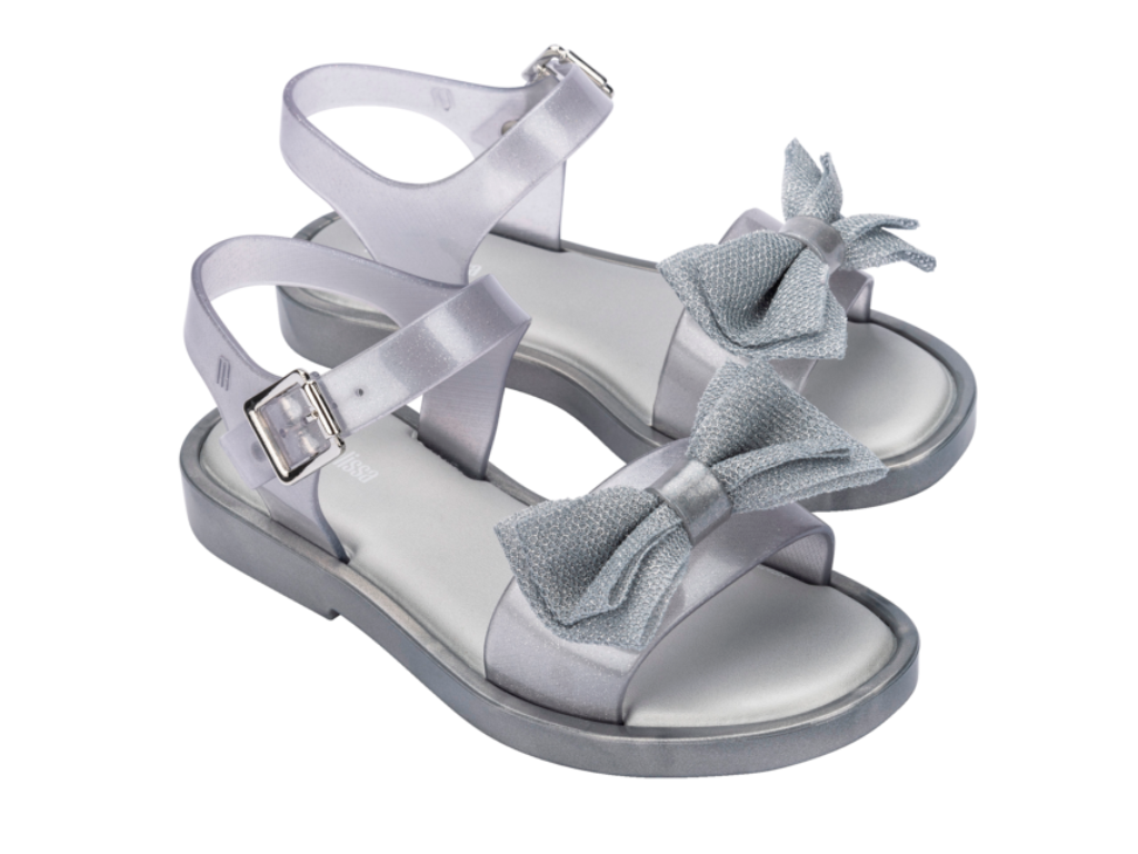 MINI MELISSA MAR SANDAL SWEET INF – PEARLISH SILVER/SILVER