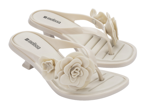 MELISSA THONG KITTEN HEEL PETALS AD