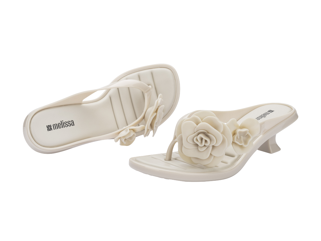 MELISSA THONG KITTEN HEEL PETALS AD