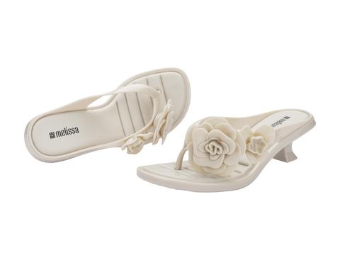 MELISSA THONG KITTEN HEEL PETALS AD