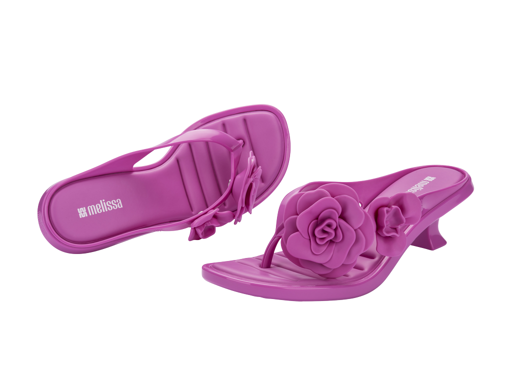 MELISSA THONG KITTEN HEEL PETALS AD