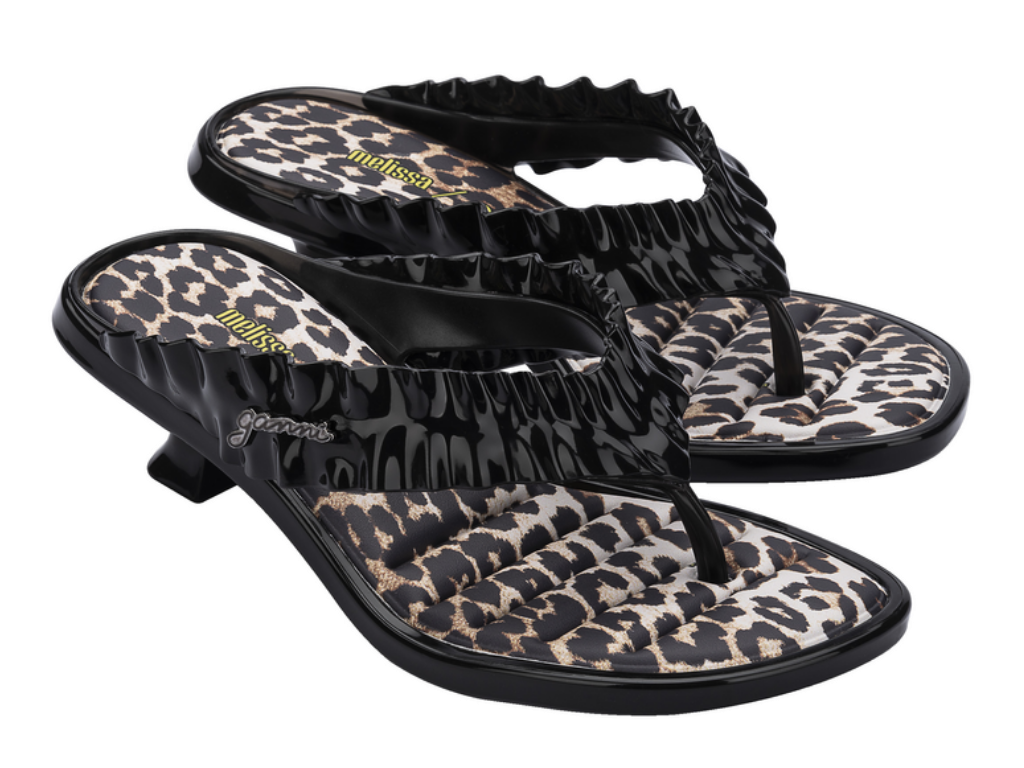 MELISSA THONG KITTEN HEEL + GANNI AD – 