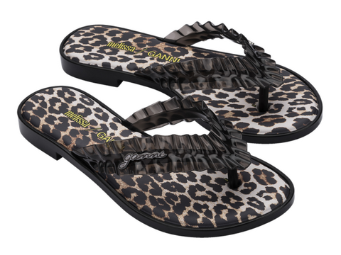 MELISSA FLIP FLOP SLIM + GANNI AD