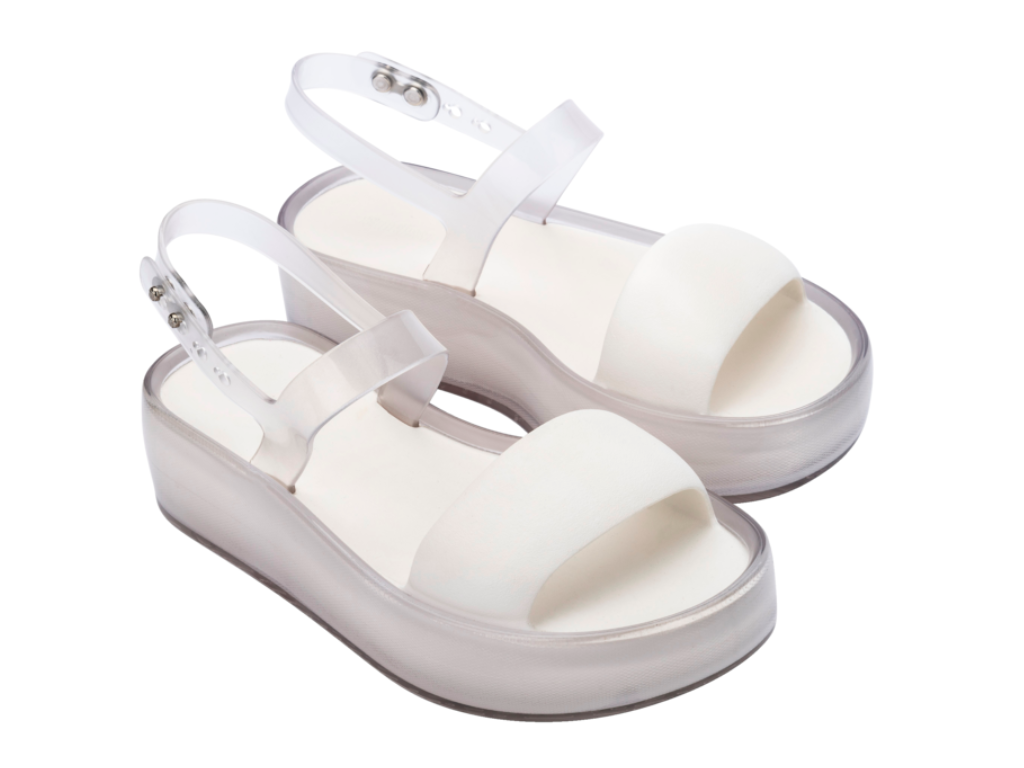 MELISSA FLOAT PLATFORM AD – CLEAR/WHITE