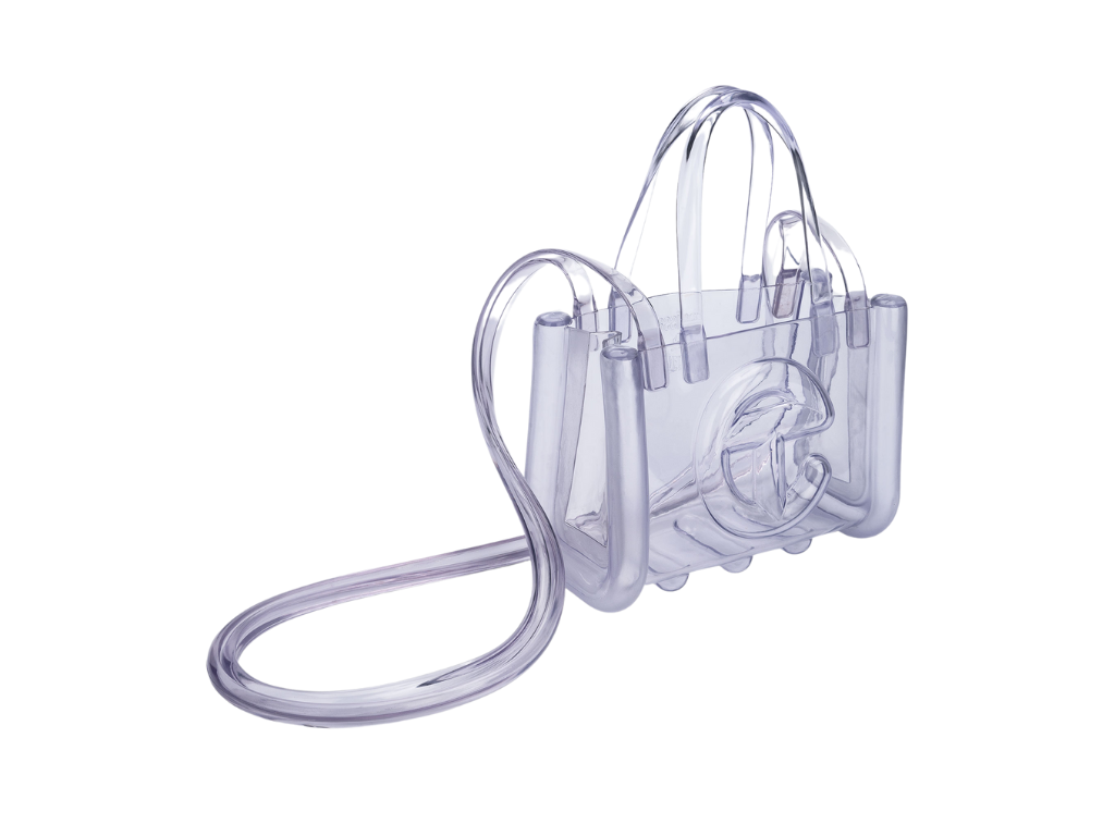 MELISSA X TELFAR SMALL JELLY SHOPPER II – CLEAR