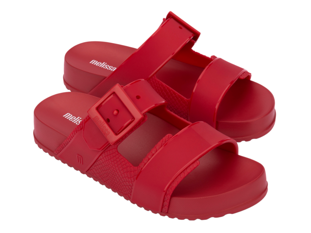 MELISSA COZY CONNECTION SLIDE AD – RED