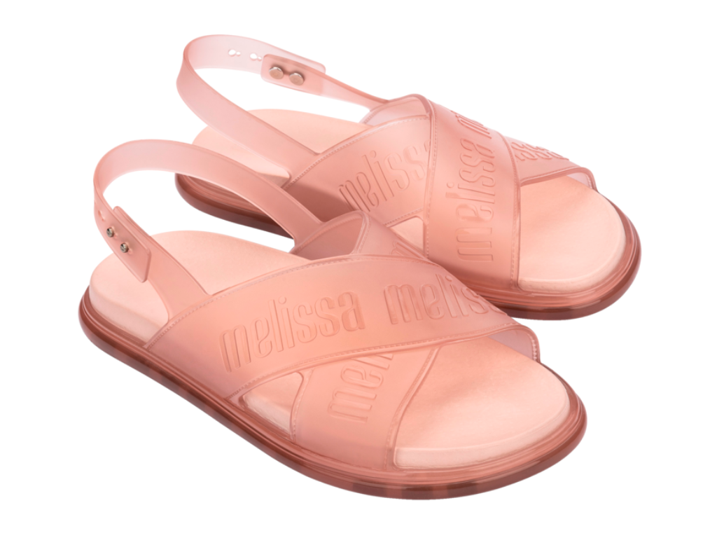 MELISSA M LOVER PLUS SANDAL AD – CLEAR PINK