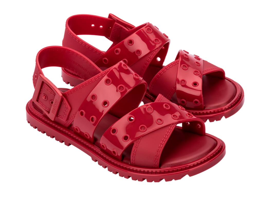 MELISSA LOCK SANDAL AD – RED