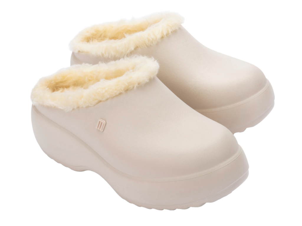 MELISSA FREE CLOG FLUFFY PLATFORM AD – LIGHT BEIGE