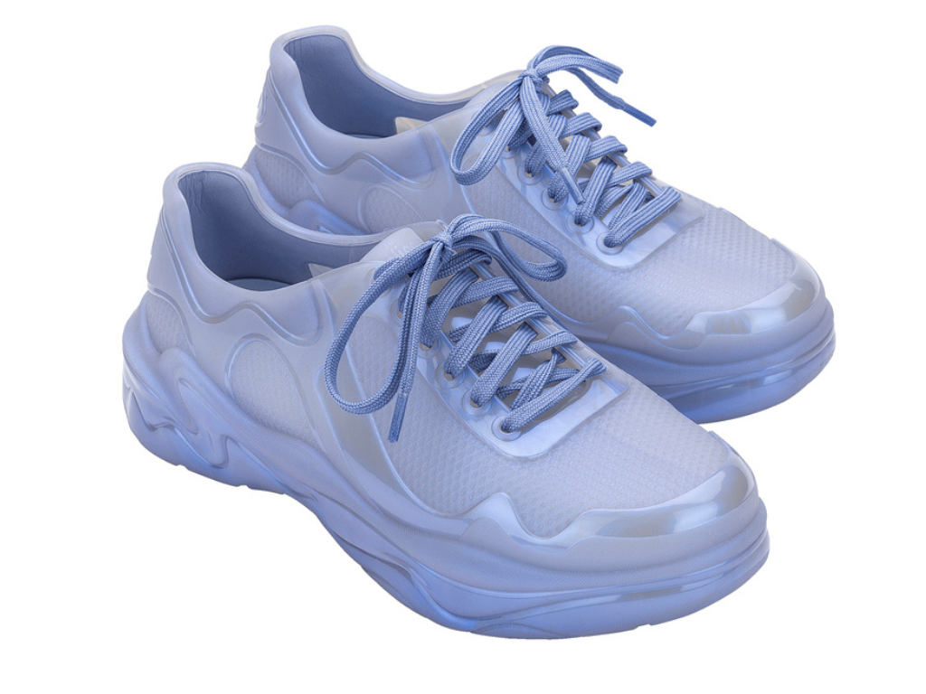 MELISSA BURN SNEAKER AD – PEARLY BLUE