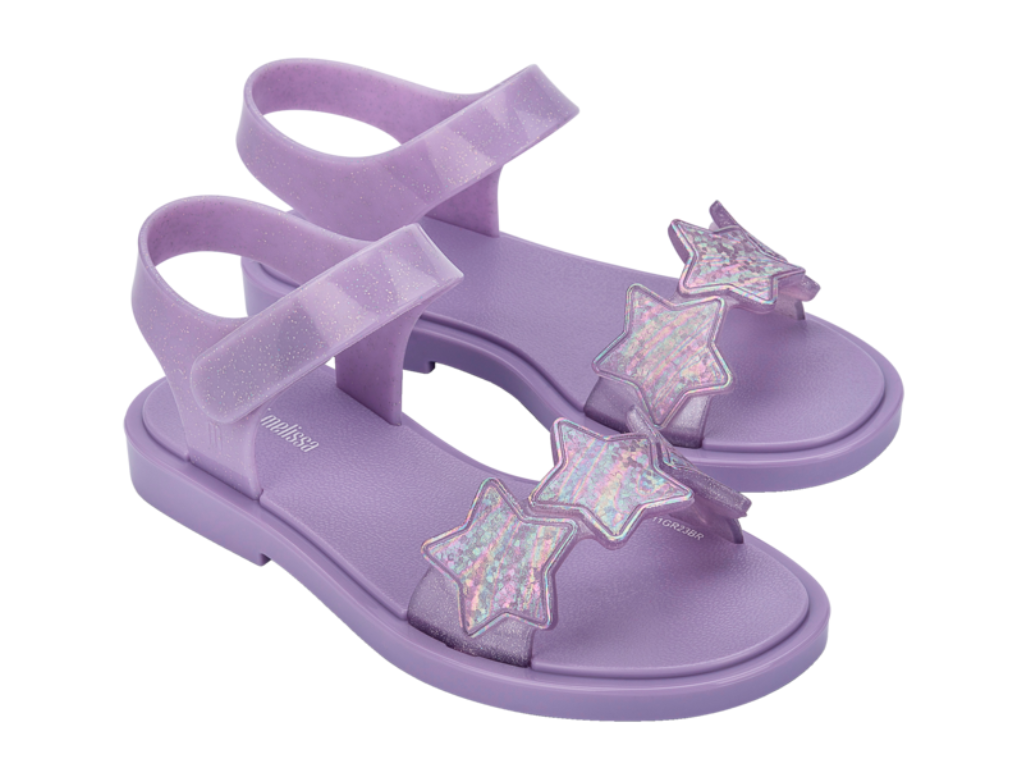 MINI MELISSA SPARKLY INF – GLITTER LILAC