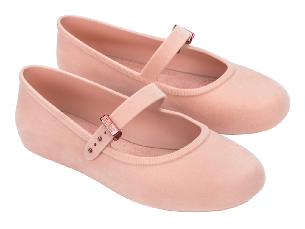 MELISSA SOFT BALLERINA VELVET AD – PINK