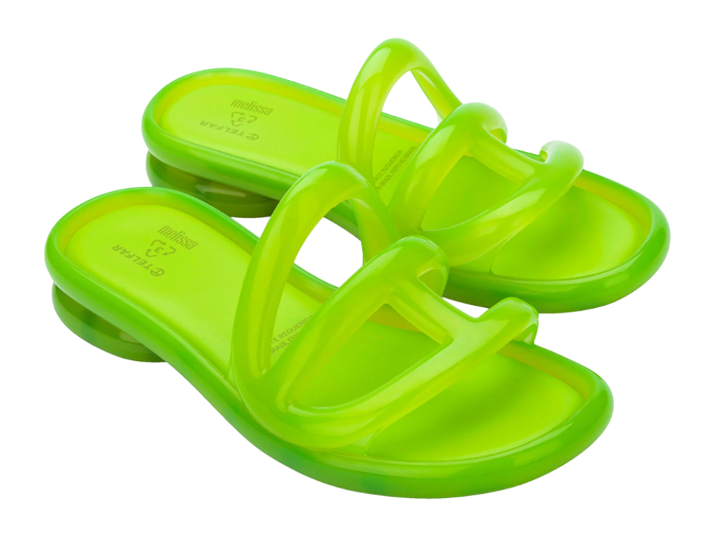 MELISSA JELLY SLIDE + TELFAR AD – GREEN