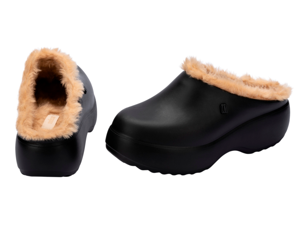 MELISSA FREE CLOG FLUFFY PLATFORM AD – 