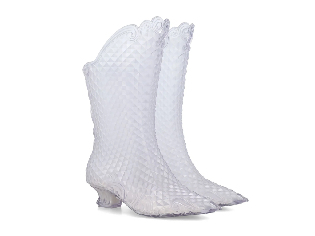 MELISSA COURT BOOT + Y.PROJECT AD – CLEAR