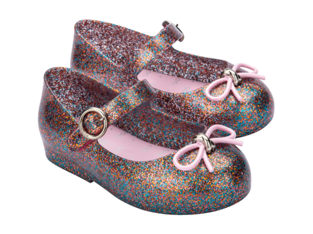 MINI MELISSA SWEET LOVE BB – GLITTER TRANSP PINK