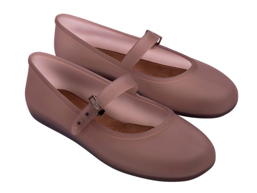 MELISSA SOFT BALLERINA AD – CLEAR BROWN