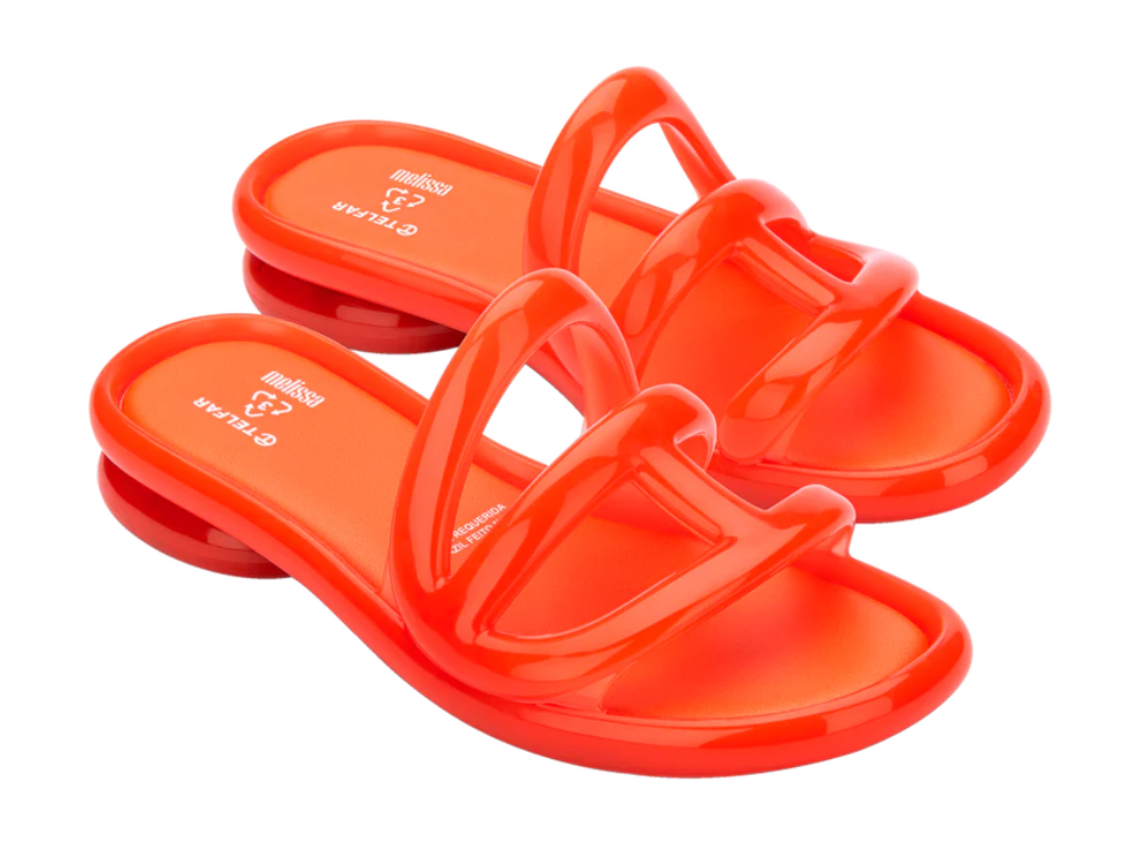 MELISSA JELLY SLIDE + TELFAR AD – ORANGE