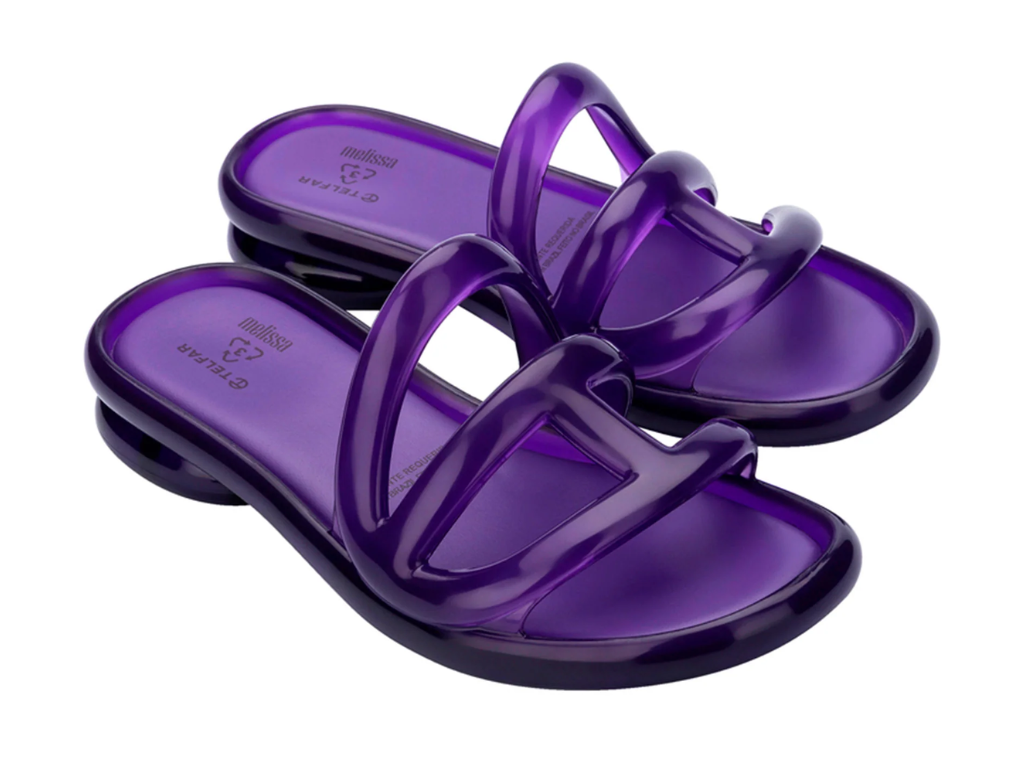 MELISSA JELLY SLIDE + TELFAR AD – PURPLE