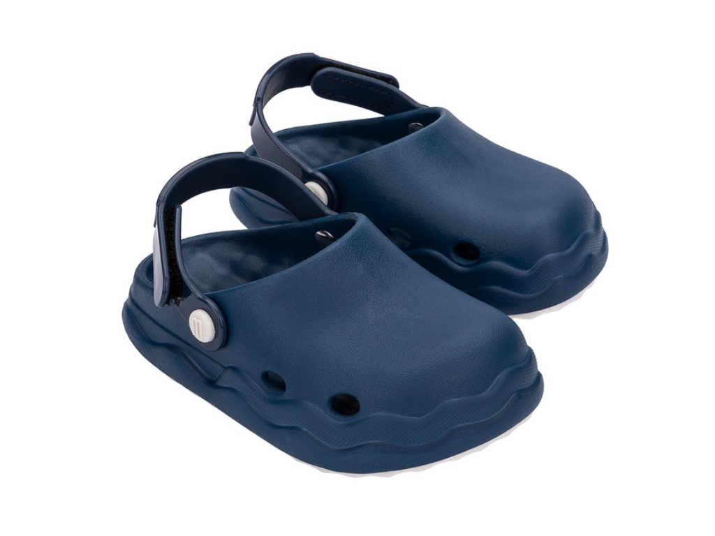 MINI MELISSA FREE CLOG BB – BLUE/WHITE