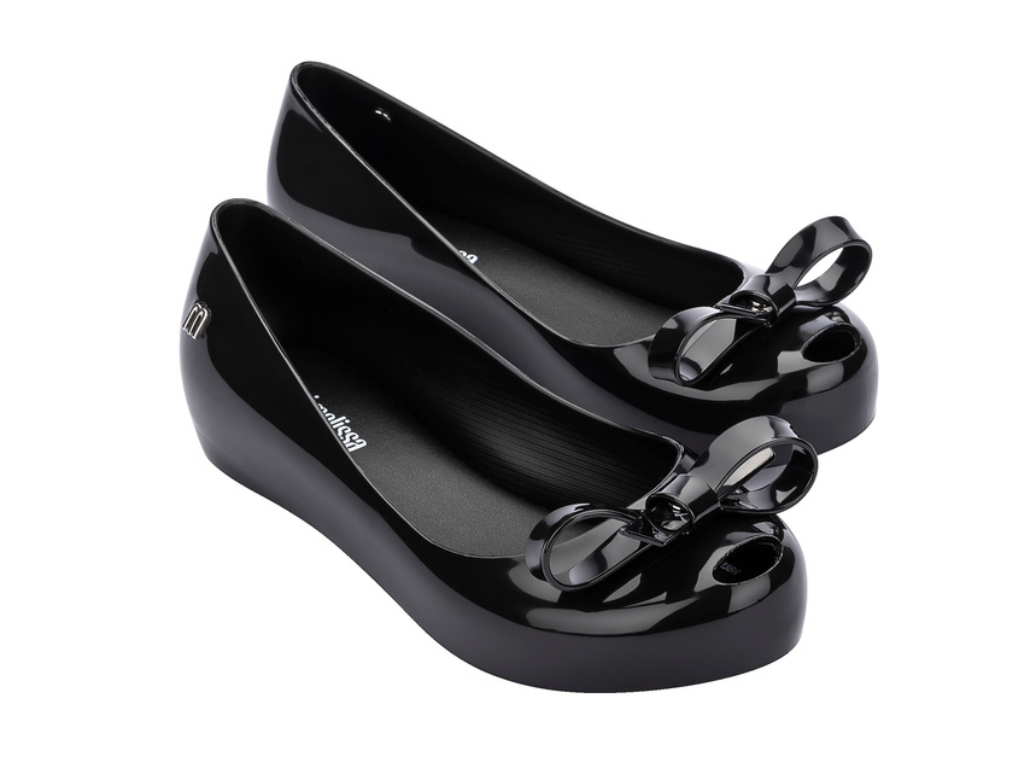 MINI MELISSA ULTRAGIRL BOW INF – BLACK