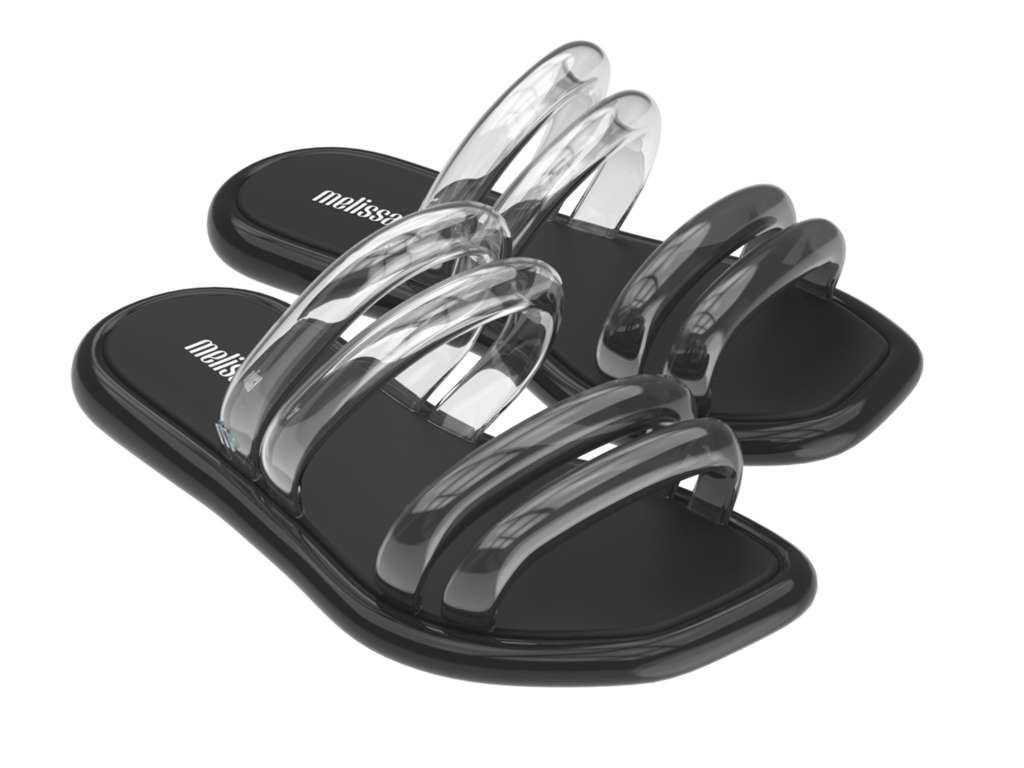 MELISSA AIRBUBBLE SLIDE AD – BLACK/CLEAR