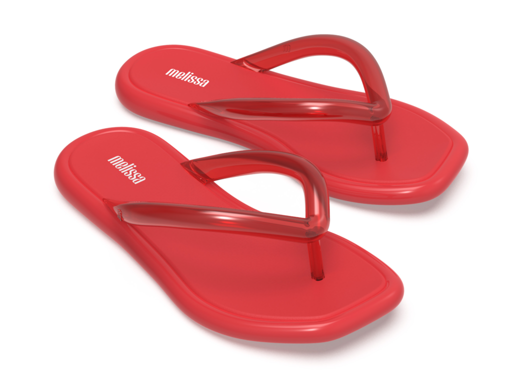 MELISSA AIRBUBBLE FLIP FLOP AD – RED