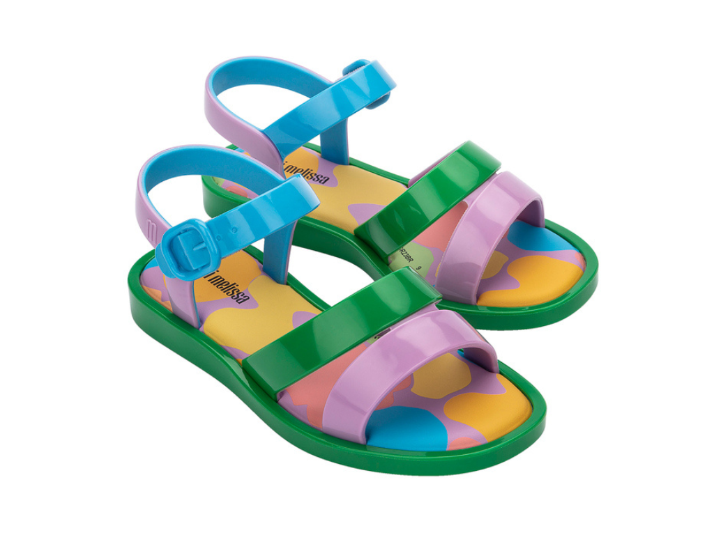 MINI MELISSA COLORLAND INF – GREEN/LILAC/BLUE