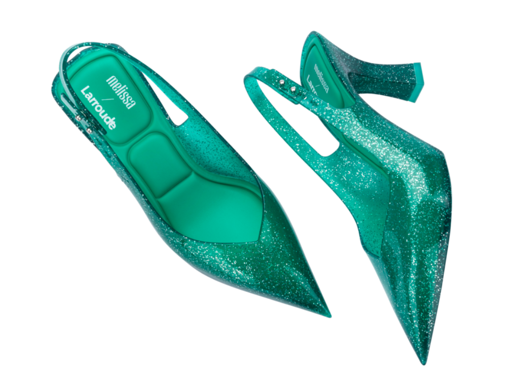 MELISSA SLINGBACK HEEL + LARROUDÉ AD