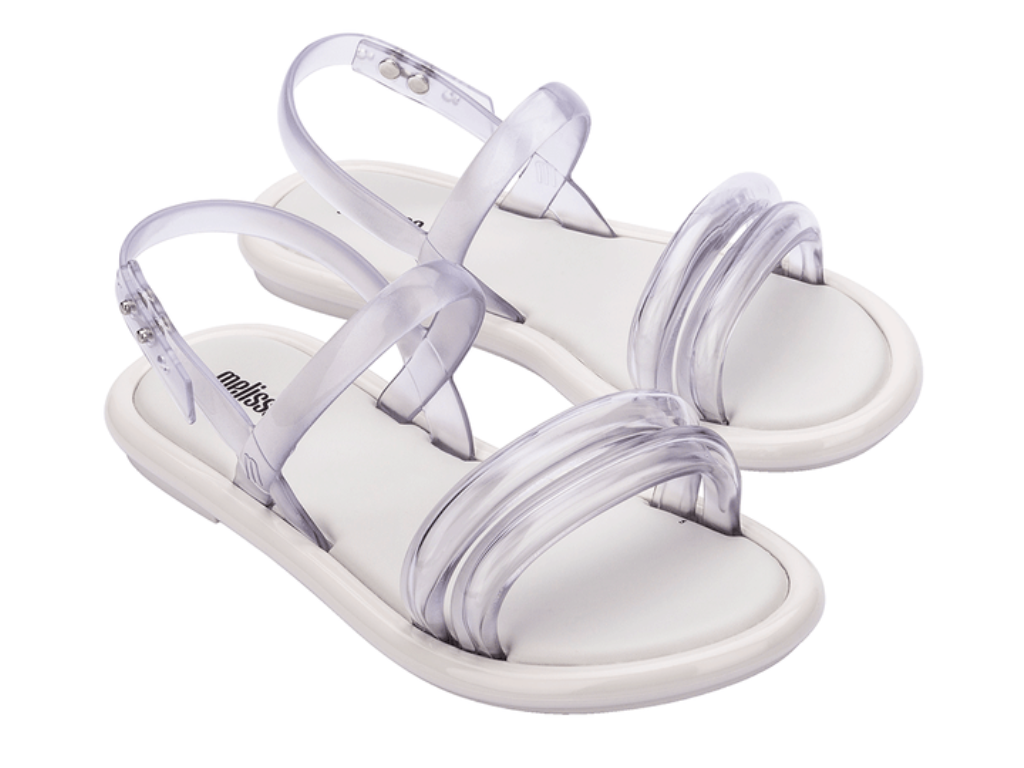MELISSA AIRBUBBLE SANDAL AD – WHITE/CLEAR