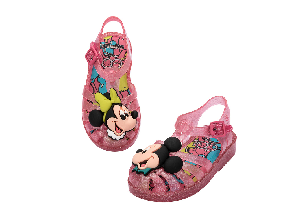 Disney Minnie Mouse Sweet Women's Flip Flop Slides-Size 10